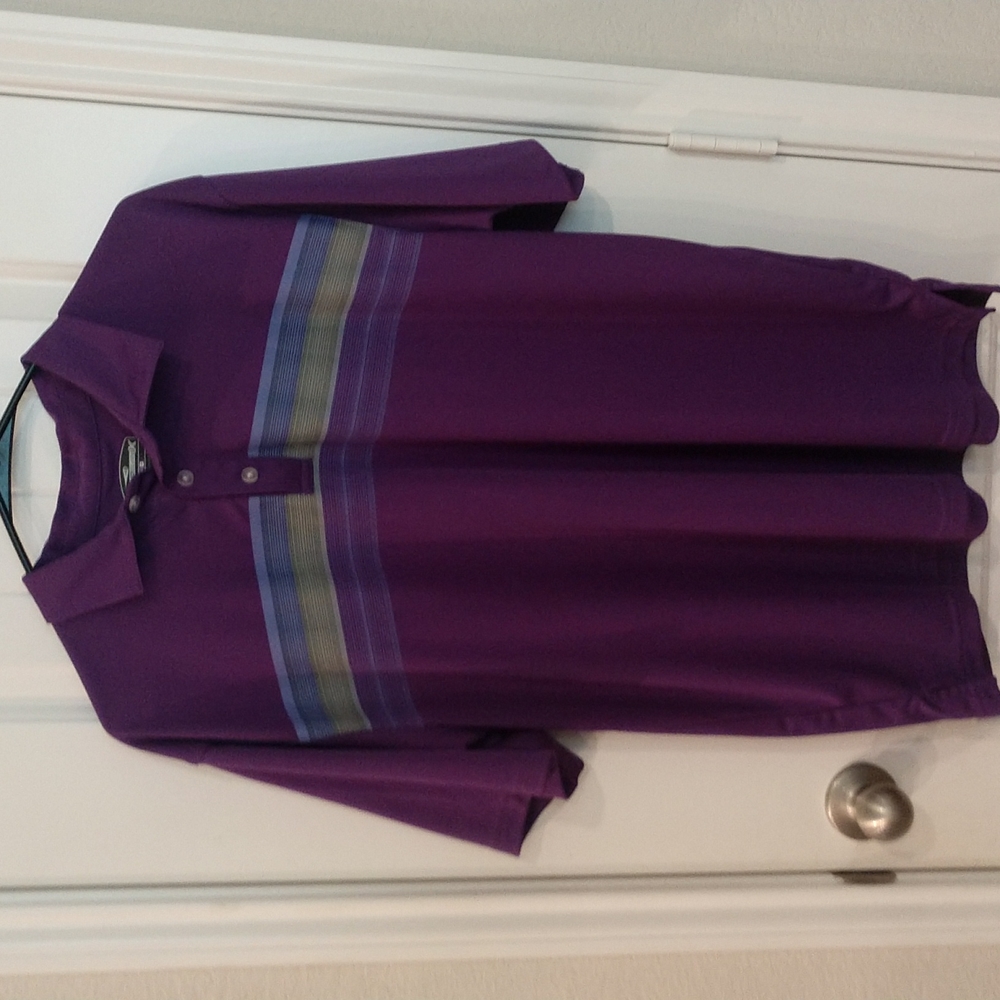 Grand Slam Men's Large Purple polo shirt. Excellent condition!